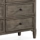 preview thumbnail 4 of 2, Lanister Transitional Warm Grey 48-inch Wide 6-Drawer Solid Wood Dresser by Furniture of America