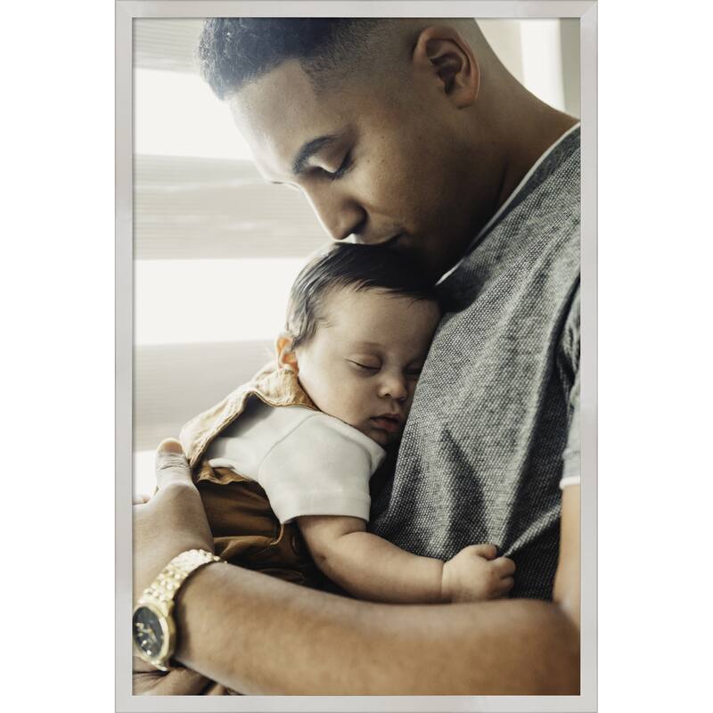 Svelte Clay Grey Framed Picture Frame, Photo Frame - 20x30 - Svelte Silver