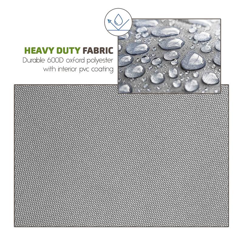 Empyrean Heavy Duty Waterproof Barbeque 600D Gas Grill Cover - BBQ Cover, UV & Fade Resistant