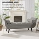 preview thumbnail 87 of 157, Alma 64.5in Flared Arm Bench with Bolster Pillows