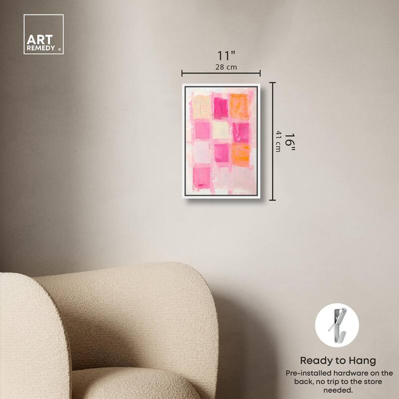 Color Squares I Canvas by Art Remedy