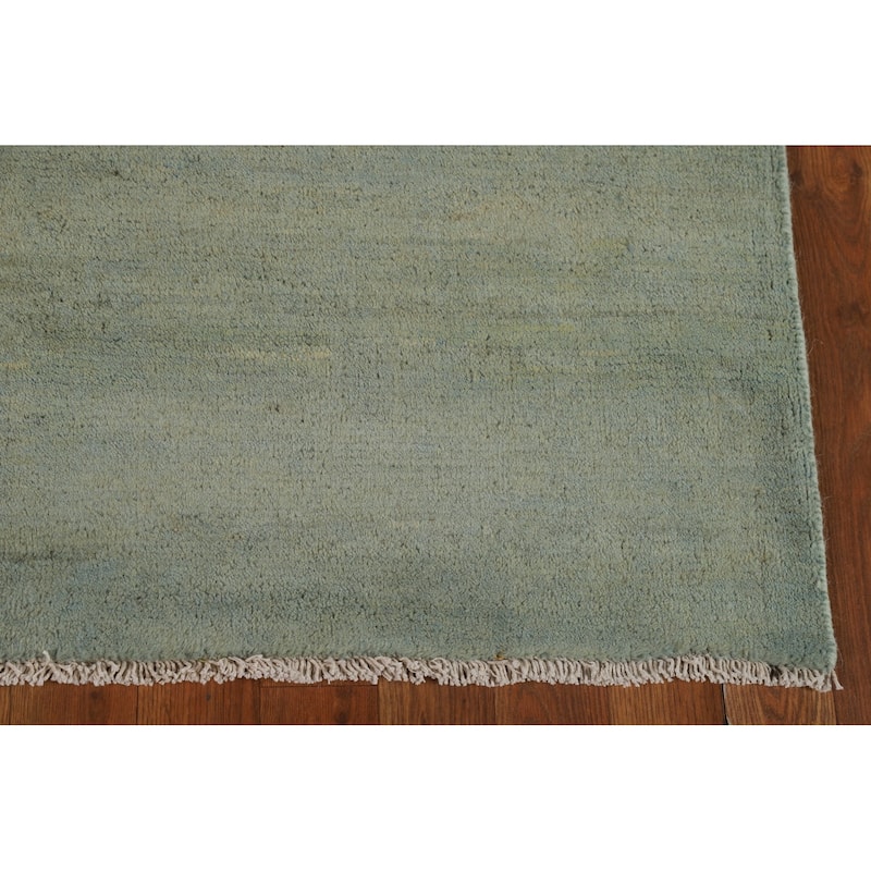 Gabbeh Modern Rug Handmade Wool Carpet - 4'1"x 5'8"