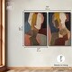 preview thumbnail 10 of 59, Contemplation Dialogue Abstract Art Set Canvas Print by Art Remedy