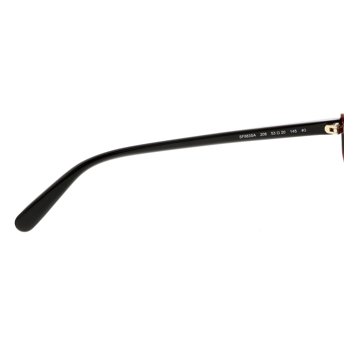 Salvatore Ferragamo SF883SA 208 Dark Brown Round Sunglasses