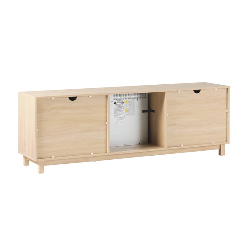 Middlebrook 70-inch TV Stand with Electric Fireplace