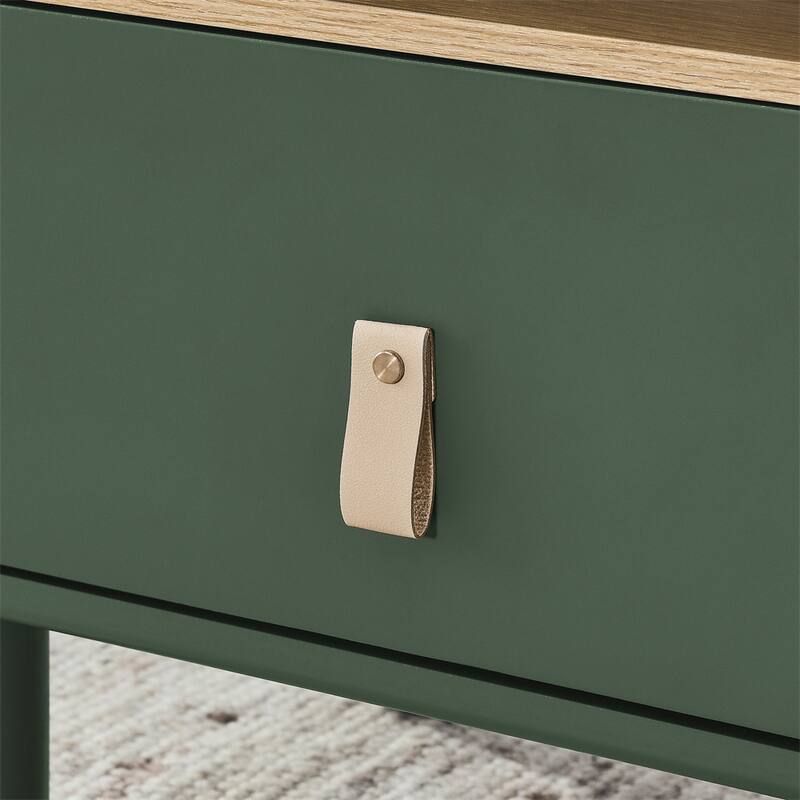 Modern Woode Bedside Table with Drawer and Legs