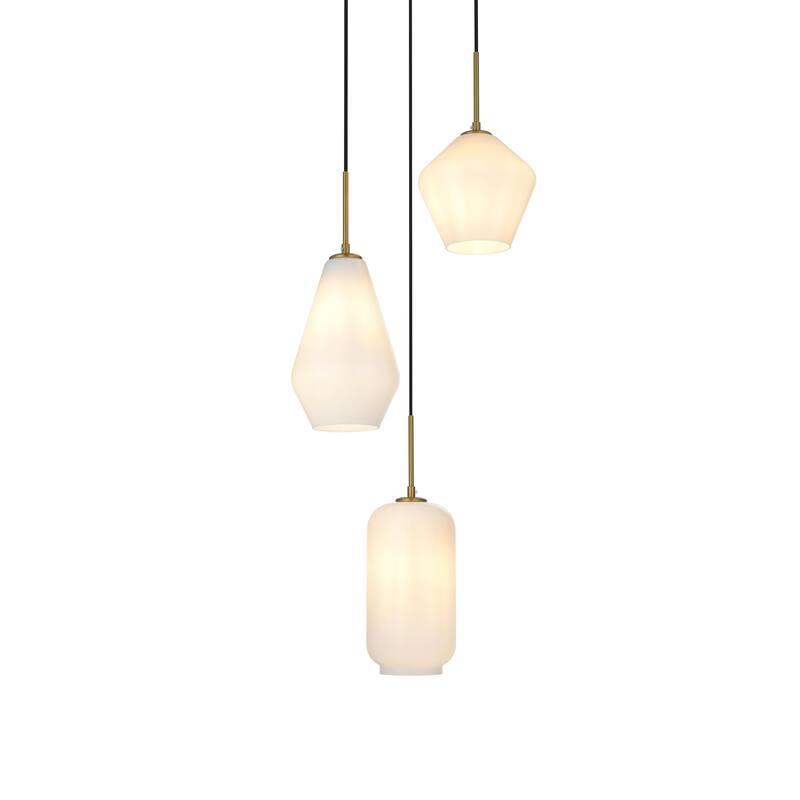 Gerald Glass 3-light Pendant