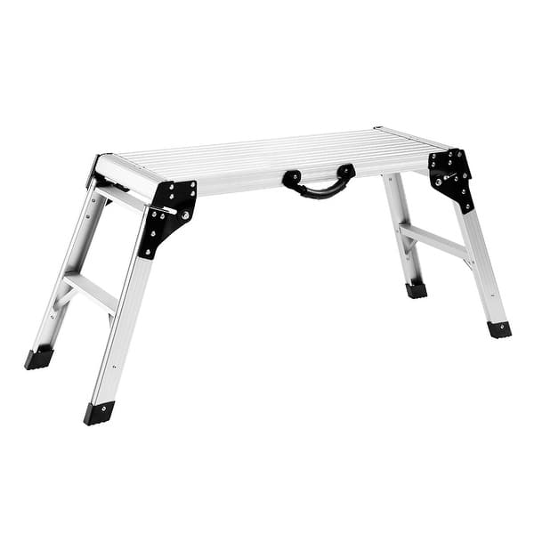 Finether 19.7 in High Aluminum Work Platform Drywall Step Up