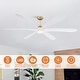 preview thumbnail 30 of 41, 72-inch Driftwood 6-Blade Large DC Ceiling Fan with Light and Remote