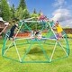 preview thumbnail 10 of 8, Climbing Dome with Climbing Cargo Net, 10 ft Dome Jungle Gym with Hammock for Kids Outdoor Playset Backyard - 10ftx10ft