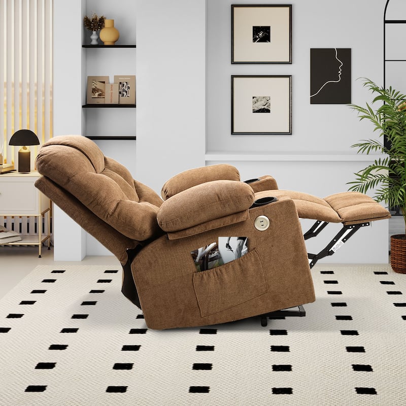31.5 ''Wide Power Lift Assist Ergonomic Recliner with Massager & Heating