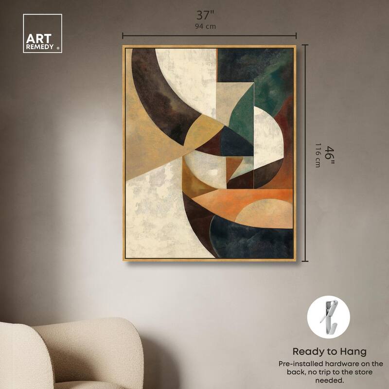 Intersecting Planes Canvas by Art Remedy