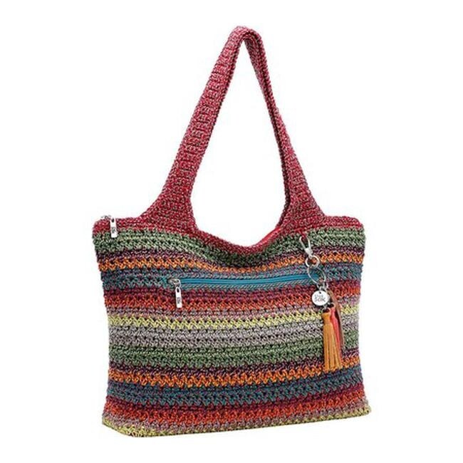 the sak large crochet tote