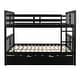 preview thumbnail 20 of 35, Full over Full Bunk Bed with Twin Size Trundle and Ladder