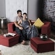 preview thumbnail 58 of 114, Jaxx Zipline Convertible Queen-size Sleeper Loveseat and Ottoman Set