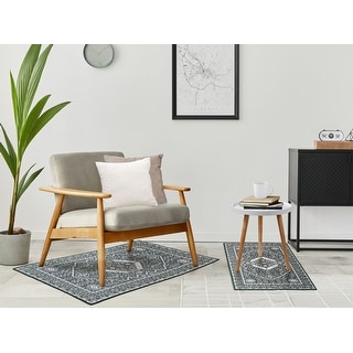 Bono Velvet Green Washable Rugs 20