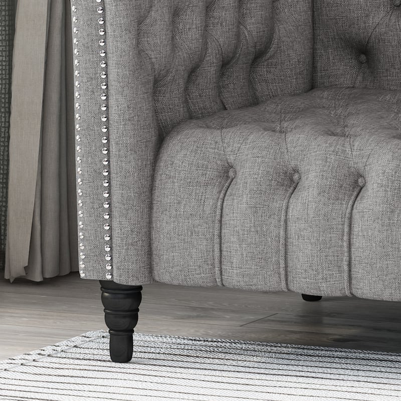 Barneyville Traditional Chesterfield Sofa by Christopher Knight Home