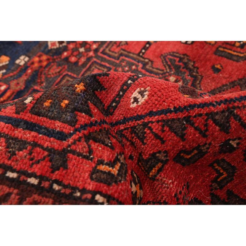 ECARPETGALLERY Hand-knotted Andelz Red Wool Rug - 3'11 x 6'8