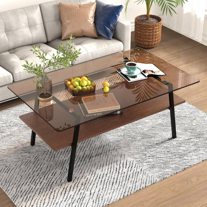 Coffee Table and End tables Set of 3 for Living Room - N/A