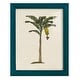 preview thumbnail 116 of 137, UA CH British Palms III -Framed Print w/glass-Cherry Red 9x11 - Blue