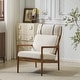 preview thumbnail 2 of 30, Christopher Knight Home - Jennie Tall-Back Wood Armchair with Ergonomic Comfort for Any Room
