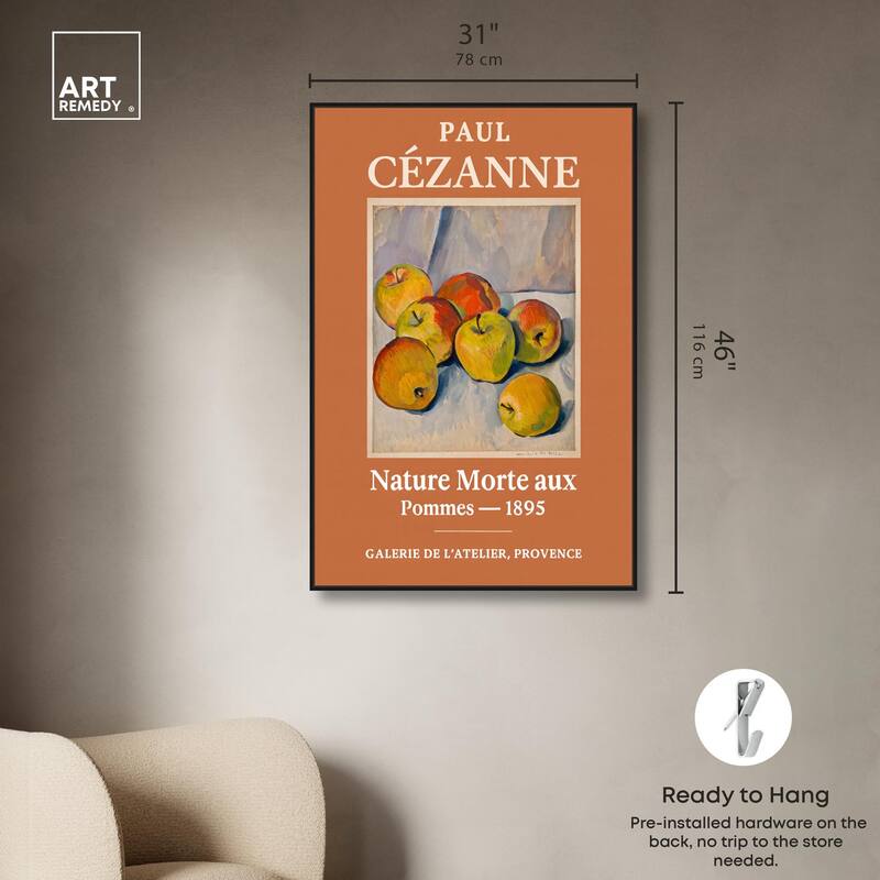 Apples of Cezanne Canvas by Art Remedy