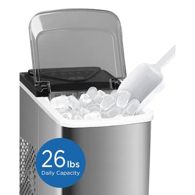 Portable ice maker 26 pounds of ice every 24 hours
