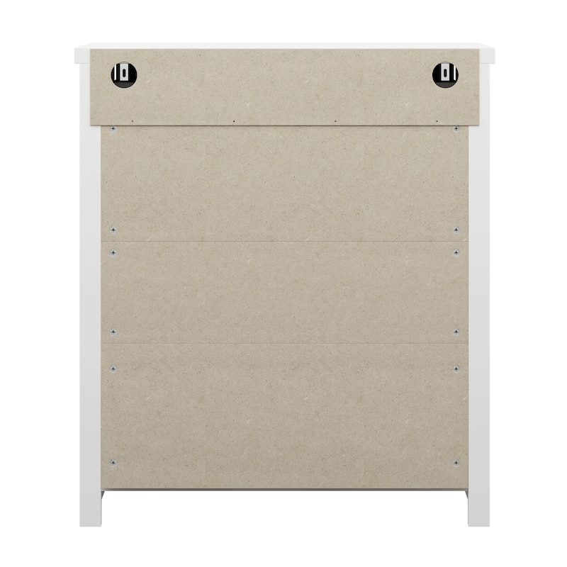 Living Essentials by Hillsdale Harmony Plank Front 4-drawer Chest