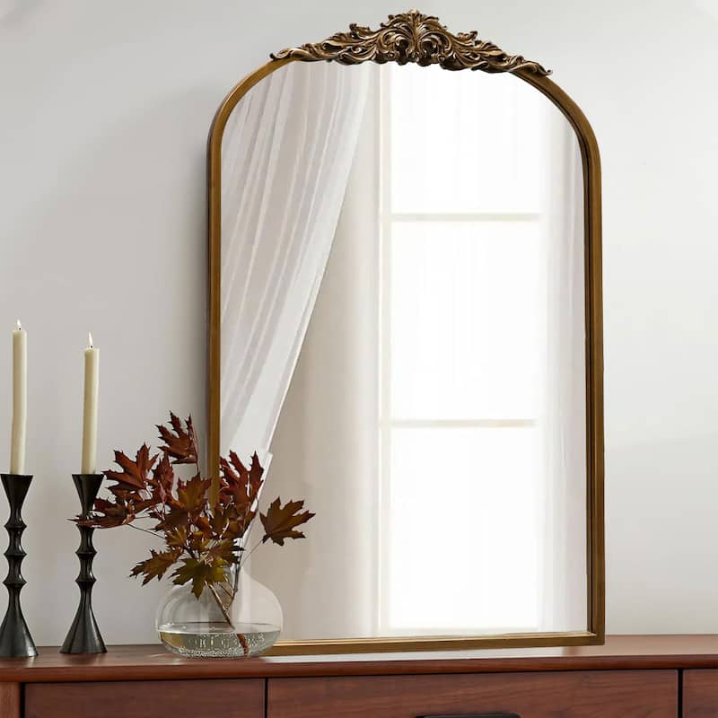 Ornate Vintage Mirror Baroque Gold Mirror - 24X36 - Gold