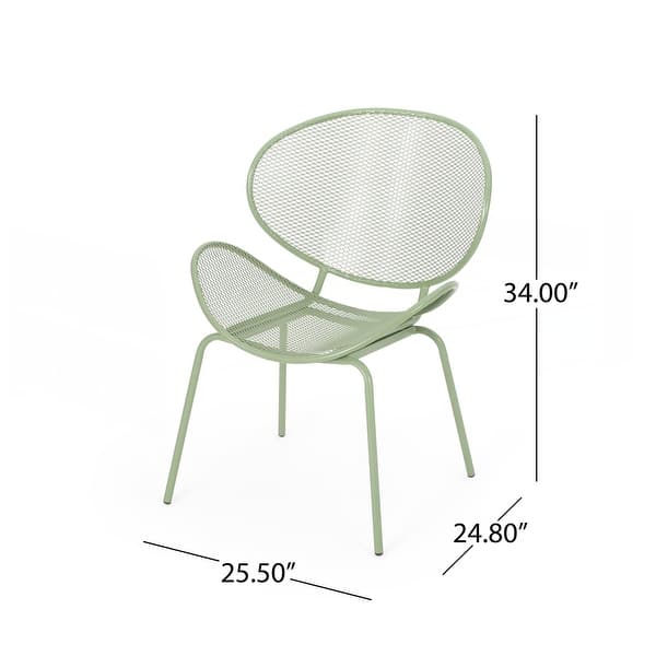 dimension image slide 2 of 8, Outdoor Iron Chair set
