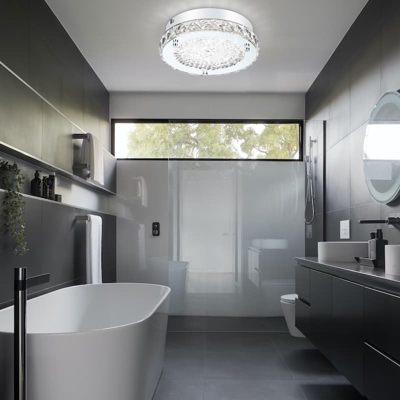 LED Crystal Ceiling Light LED Flush Mount Ceiling Light 3000K/4000K/5000K