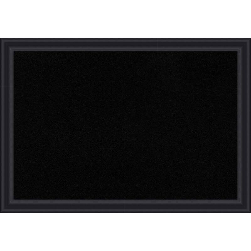Dalat Black Framed Cork Board - Bulletin Board, Organization Board, Pin Board