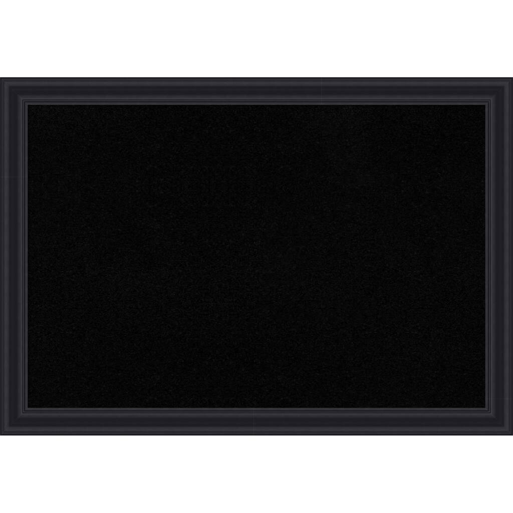 Dalat Black Framed Cork Board - Bulletin Board, Organization Board, Pin Board