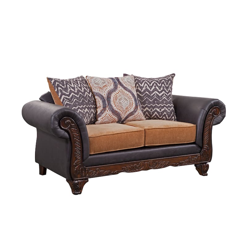 Woodhaven Furniture Prince Loveseat