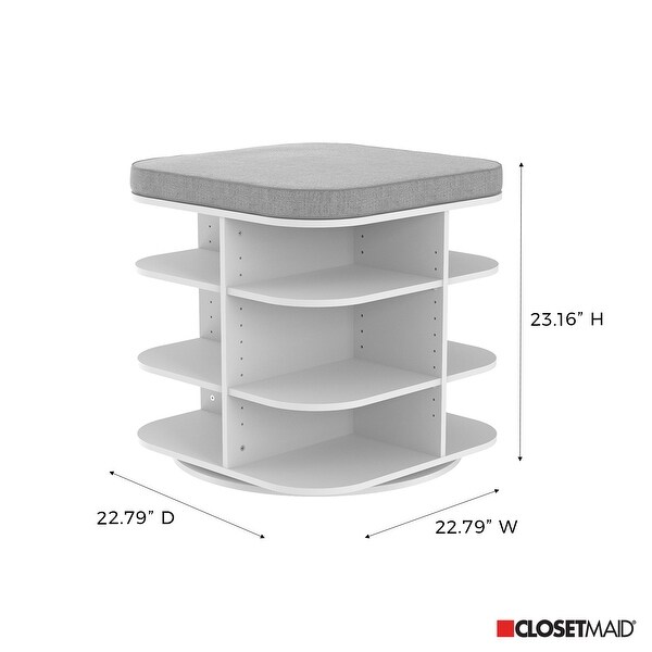 Rotating shoe storage 2025 unit