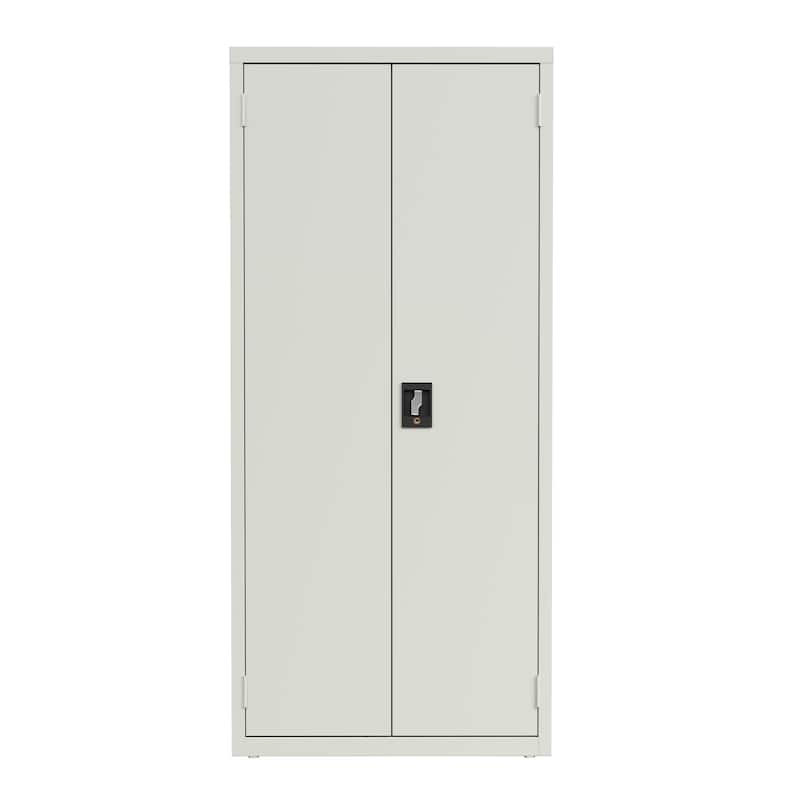 Hirsh Welded Steel Storage Cabinet with 4 Shelves, 15"Dx30"Wx66"H, Putty