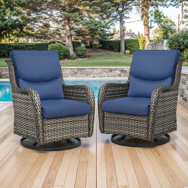 Outdoor Deep Seat Cushion Set 22 in x 22 in x 6 in