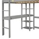 preview thumbnail 17 of 57, Comprehensive Design Full Size Loft Bed with Desk,Shelves and Ladder
