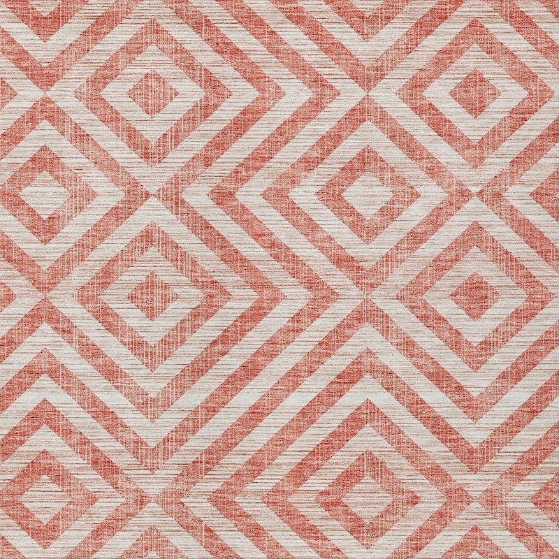 HomeRoots Geometric Transitional Rectangle Outdoor Rug