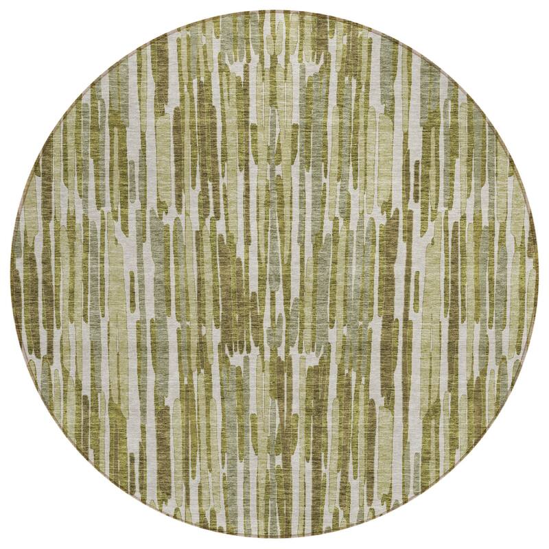 HomeRoots Abstract Transitional Rectangle Outdoor Rug