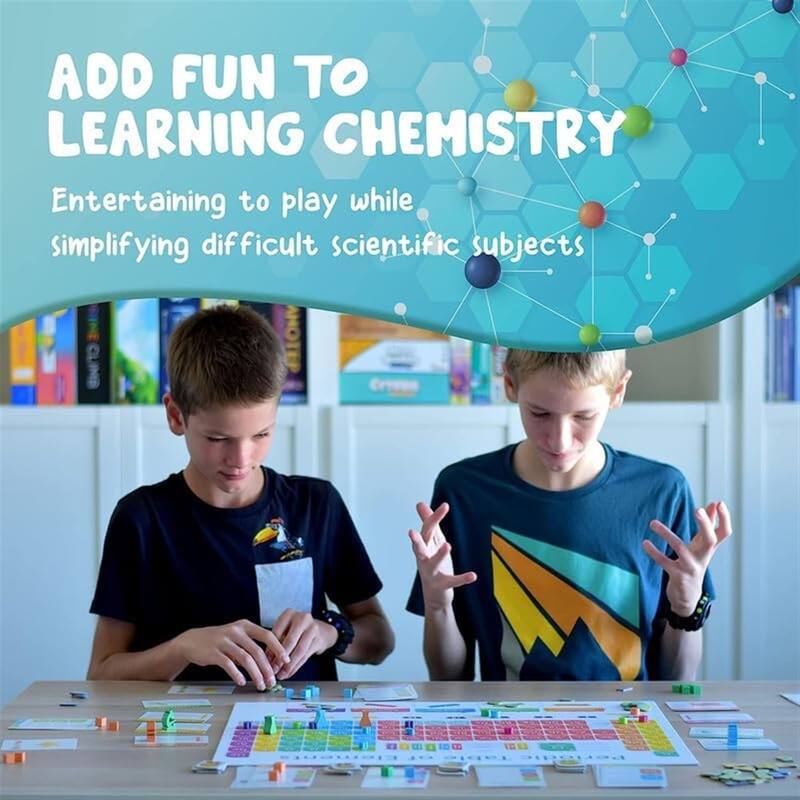 Periodic A Chemistry Board Game of The Elements Periodic Table Game for Learning