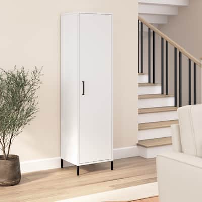 Essence Narrow Storage Cabinet with Door by Bush Furniture