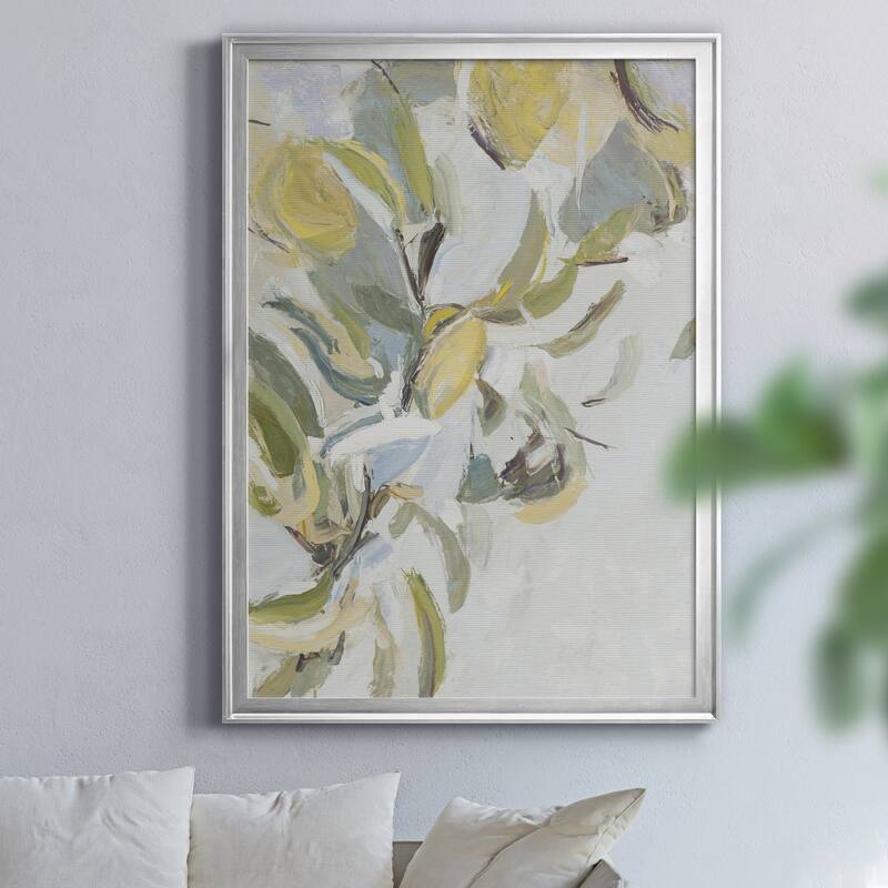 Lemon Pears Premium Framed Canvas - Ready to Hang
