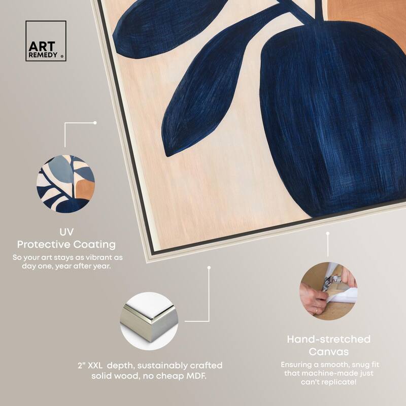 Blue Matisse Jar I Canvas by Art Remedy