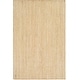 preview thumbnail 11 of 40, Hand-Woven Camino Jute Area Rug 2' x 3' - Ivory
