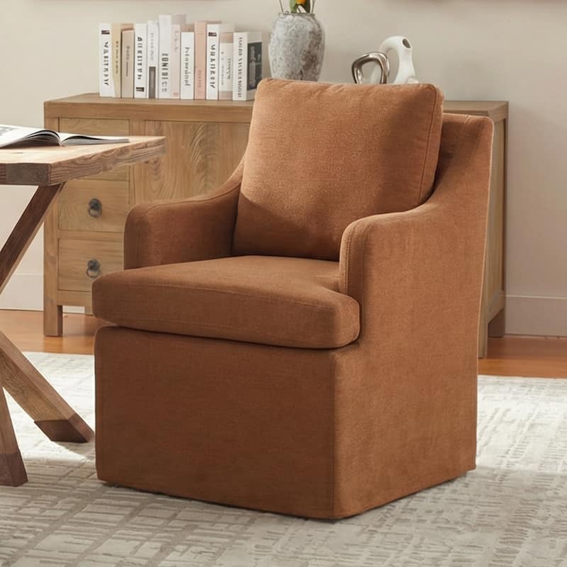 Upholstered Dining Chairs, Modern Kitchen Chairs Dinner Chairs with 4 Casters