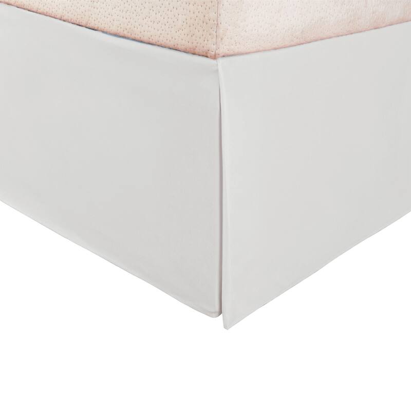 Superior Solid Microfiber Wrinkle-Resistant 15-inch Drop Bedskirt