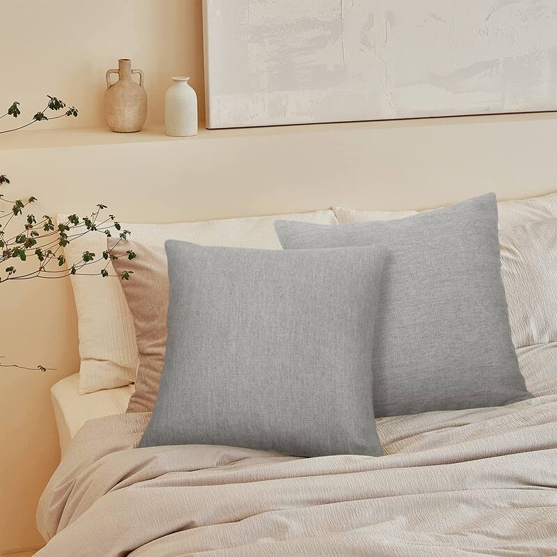 Cooling Outdoor Pillows with Pure Cotton Cover Set of 2