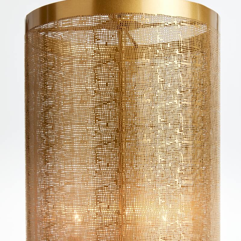 Maille Brass Drum Pendant