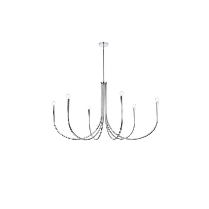 Indigo Home 50 inch chandelier - Chrome